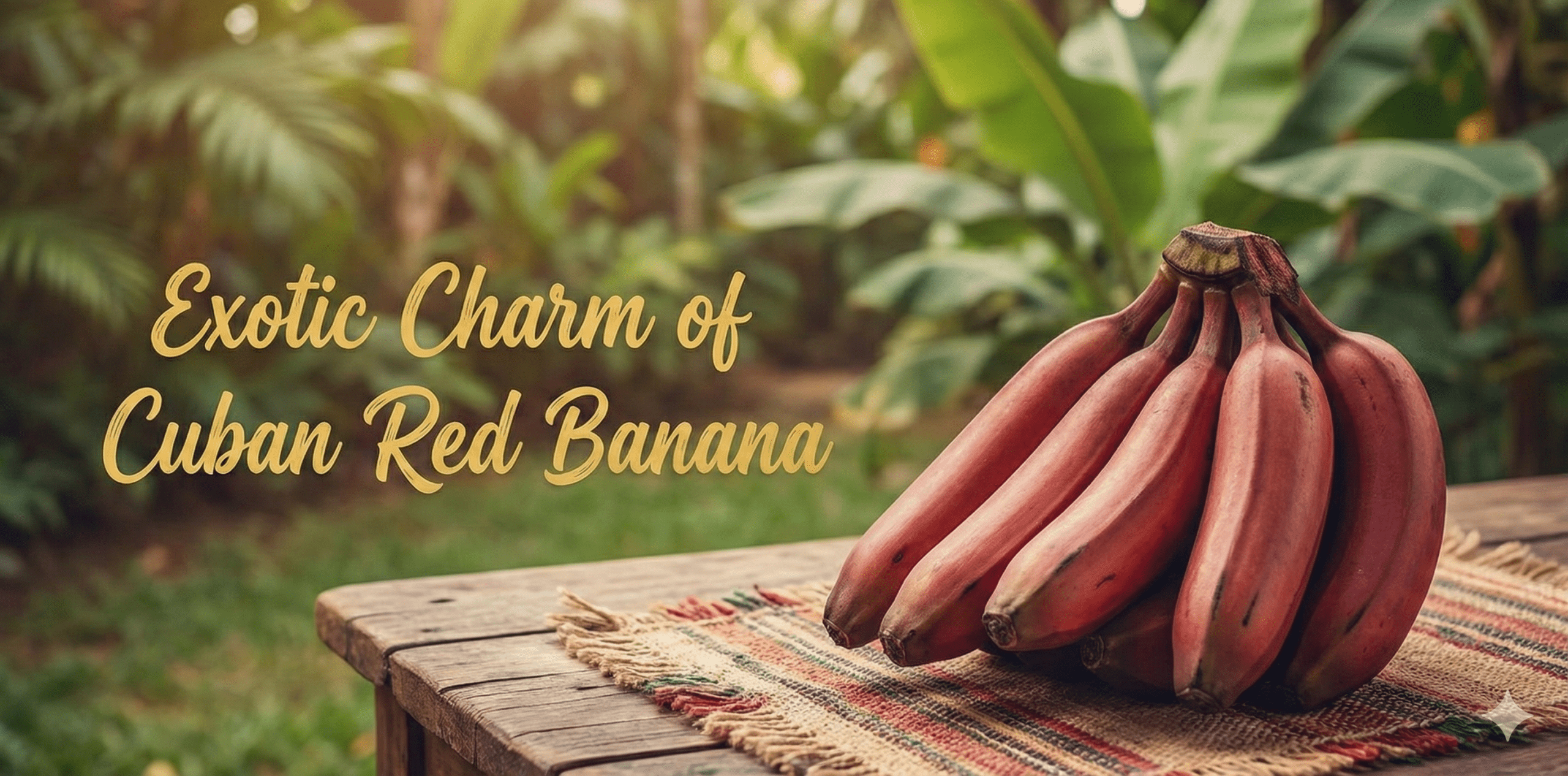 Cuban Red Banana fruit showing red peel and creamy flesh