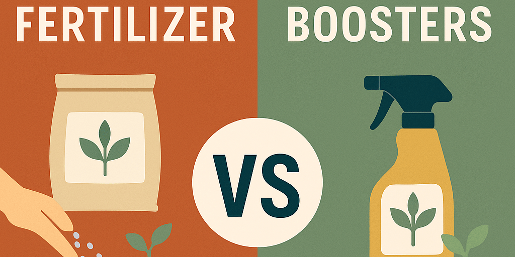 Farmer spraying organic plant boosters on crops using Aspagrow biostimulants for better growth.