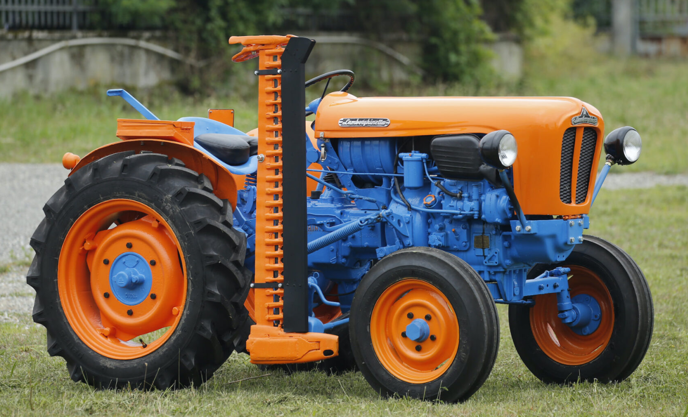 Vintage Lamborghini tractor in field – Agricultural Machinery