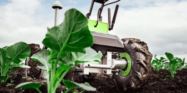 Agricultural robot working on crops – Future of Farming