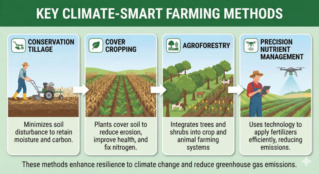 Climate-Smart Agriculture for Climate-Resilient Farming