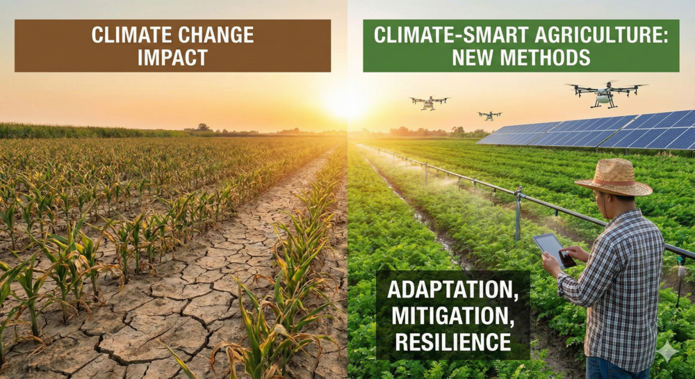 Climate-Smart Agriculture for Climate-Resilient Farming