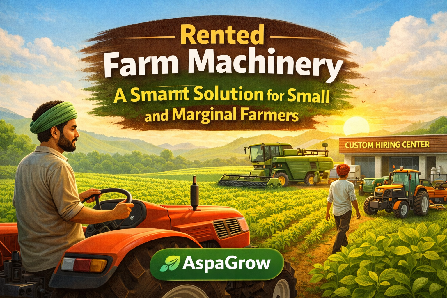 Rented Farm Machinery for Small and Marginal Farmers