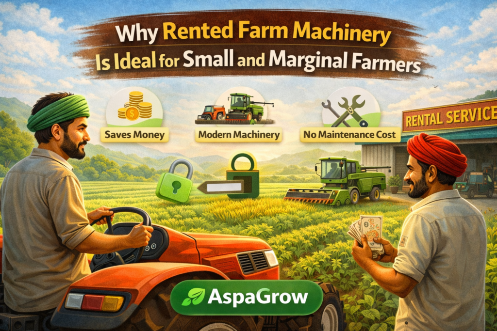 Rented Farm Machinery for Small and Marginal Farmers